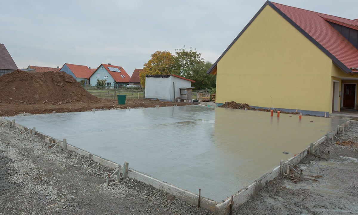 Bodenplatte von Massa Haus?