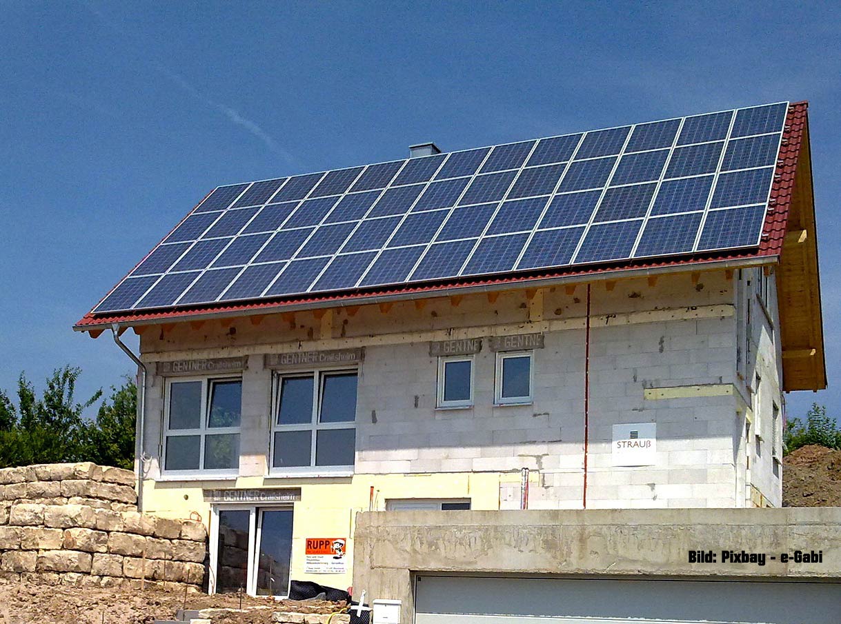 Hausbau mit Photovoltaik – Wir rüsten nach